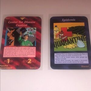 Center for Disease Control and Epidemic Card Lot 1995 Illuminati INWO